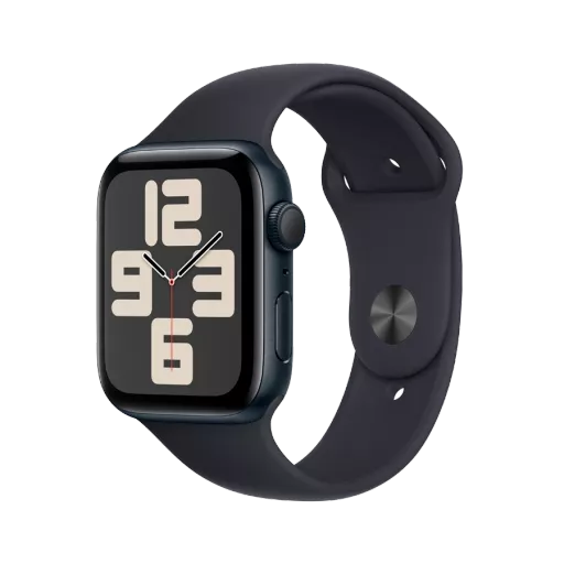 Apple Watch SE GPS Gen.2 (2023)  Light Pink Sport Band, S/M, 44mm, Midnight