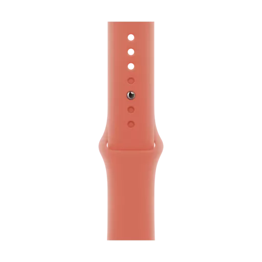 APPLE 46mm Sport Band - S/M & M/L Band Extension Sport Band Tangerine за Apple Watch 44/45/46/49 mm