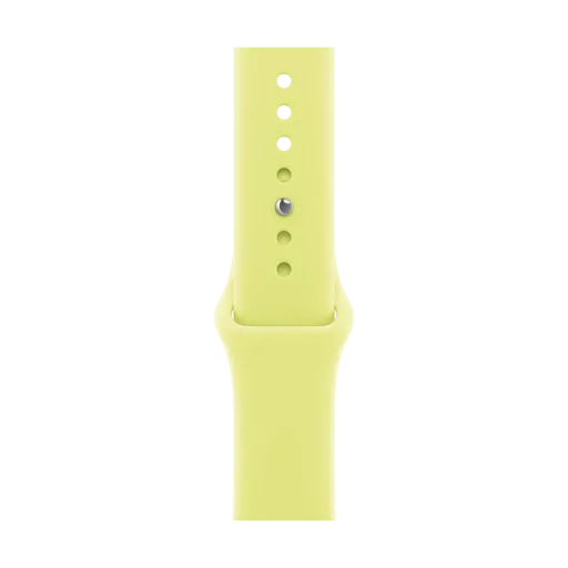 Apple 42мм Sport Band - S/M & M/L Ремешок Sport Band Неоновый желтый для Apple Watch 38/40/41/42 mm