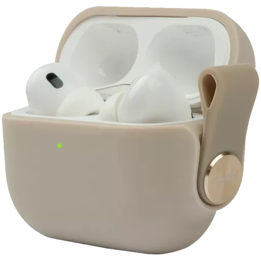 MOSHI Чехол Pebbo  Бежевая саванна для AirPods (Gen. 3)