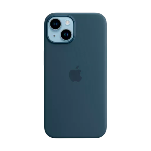 Apple Case Silicone Case with MagSafe Storm Blue for iPhone 14