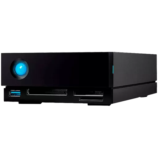 LACIE 1big Dock Накопичувач на жорстких магнитних дисках (16ТБ, Thunderbolt 3) Чорний