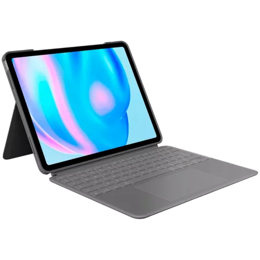 Чохол-клавіатура LOGITECH Combo Touch for iPad Air 13-inch (M2) - OXFORD GREY - US - INTNL- US,EMEA,IPAD AIR 13-INCH (M2)