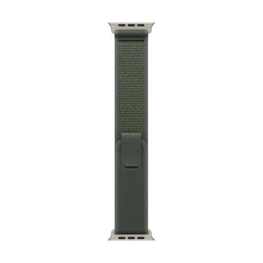 Kəmər APPLE 49mm Trail Loop - Natural Titanium Finish Trail Loop - Natural Titanium Finish Yaşıl for Apple Watch 44/45/46/49 mm