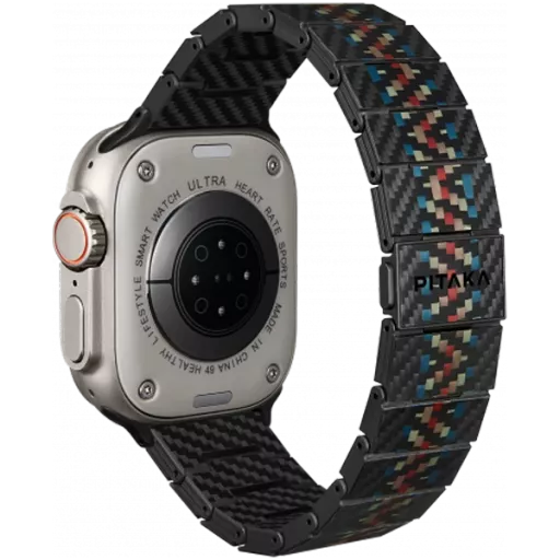 Band PITAKA Carbon Fiber Watch Band Rhapsody for Apple Watch 44/45/49 mm