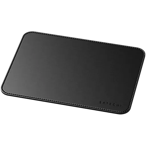 SATECHI АғылшынEco Leather тінтуір Pad Қара