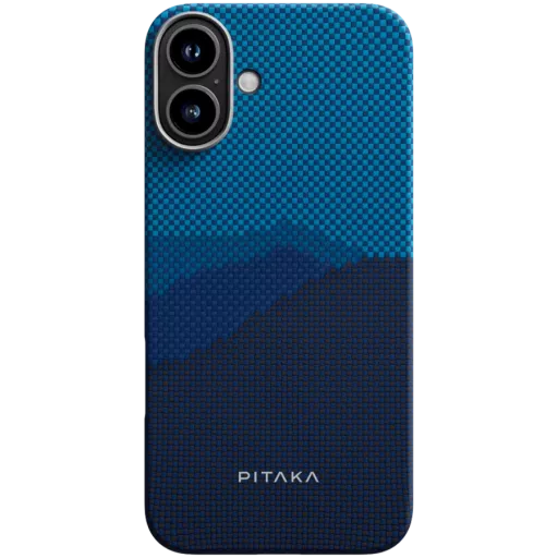 Husă PITAKA Tactile Woven cu MagSafe pentru iPhone 16 Plus, Over The Horizon