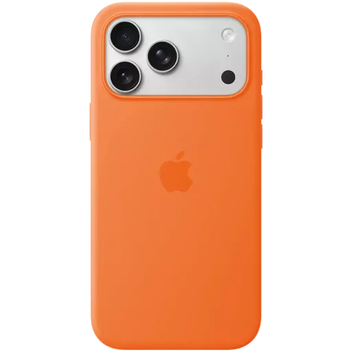 Apple силиконовый чехол с MagSafe Оранжевый для iPhone 17 Pro Max