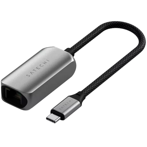 Перехідник SATECHI USB-C 2.5 Gigabit Ethernet Adapter Space Gray