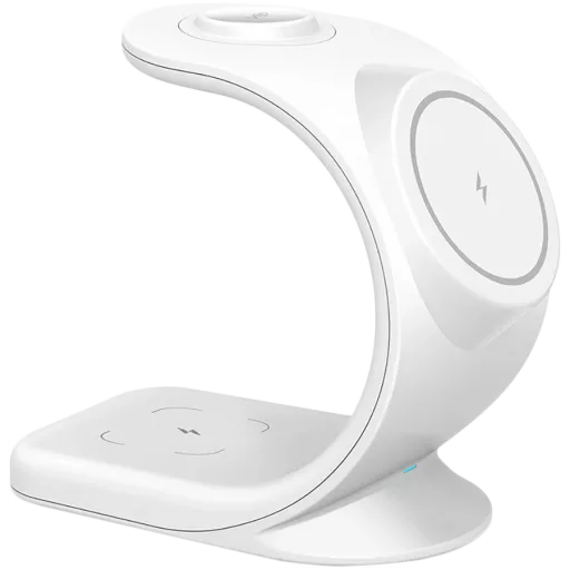 Беспроводное зарядное устройство VLP Powerstand 3-в-1,15 Вт, Белый