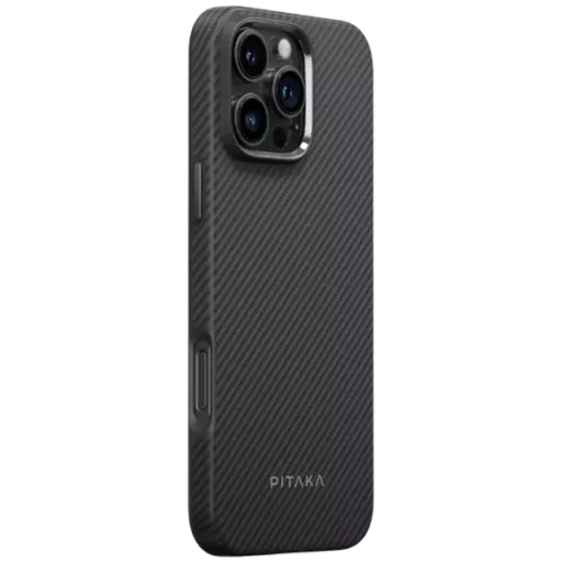 Захисний чохол PITAKA Military-Grade Protective Case with MagSafe Чорний/Сірий для iPhone 16 Pro