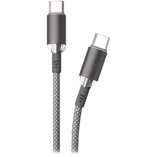 VLP USB-C кабелі, Сұр, 1.2м