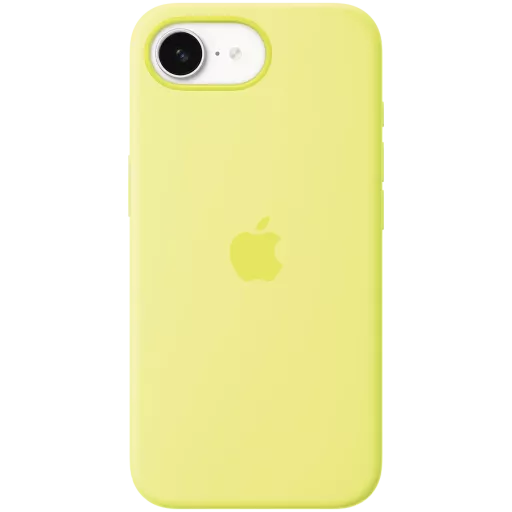 Apple Case Silicone Case  Neon Yellow for iPhone 16e