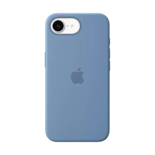 APPLE Case Silicone Case  Winter Blue for iPhone 16e