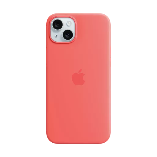 Чехол APPLE силиконовый с MagSafe для iPhone 15 Plus, Guava