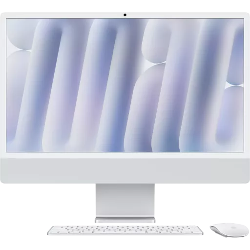iMac 24" M4, 10C CPU 10C GPU, 16ГБ 256ГБ SSD Нанотекстурное стекло, Серебристый