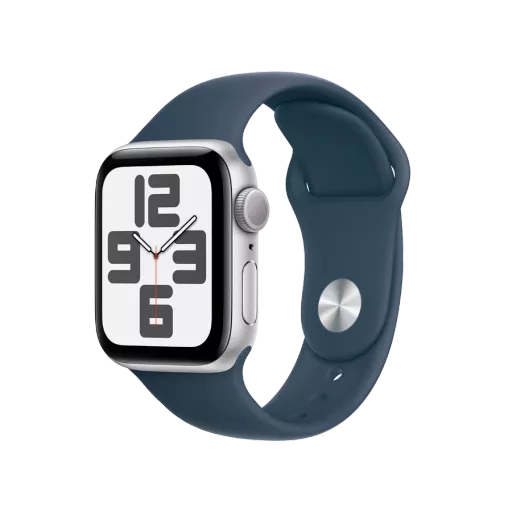 Apple Watch SE GPS Gen.2 (2023)  Storm Blue Sport Band, M/L, 40mm, Silver