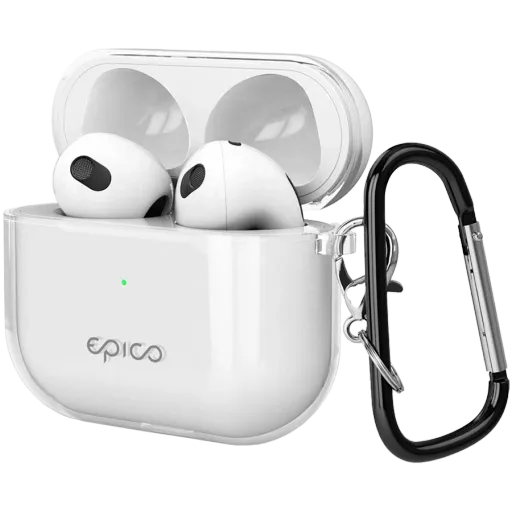 Чехол Epico прозрачный для AirPods Pro (Gen. 2), Белый
