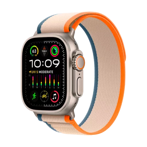 Apple Watch Ultra Series 2 GPS + Cellular Orange/Beige Trail Loop, S/M, 49mm, Natural