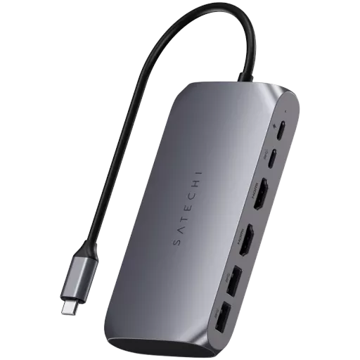 Мультимедійний адаптер SATECHI USB-C Multimedia Adapter M1 – Space Gray (ST-UCM1HM)