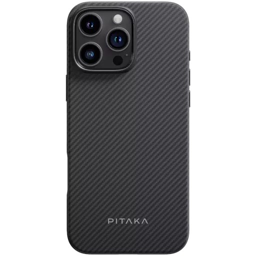 Захисний чохол PITAKA Military-Grade Protective Case with MagSafe Чорний/Сірий для iPhone 16 Pro Max