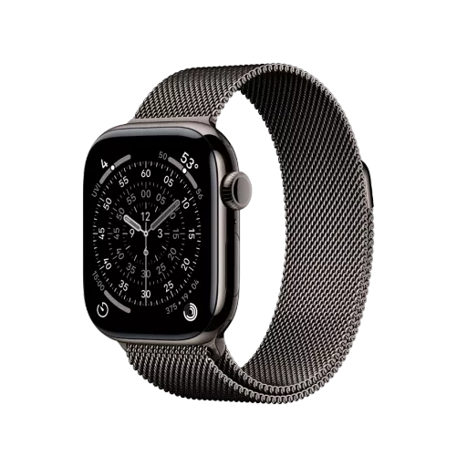 Apple Watch Series 11 GPS + Cellular,  Slate Milanese Loop, 42mm, Slate Titanium