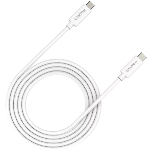 CANYON Кабель USB-C UC-42, Белый, 2м