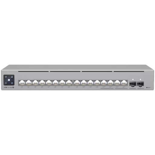 Comutator Ubiquiti PoE cu 16 porturi, 2xSFP+