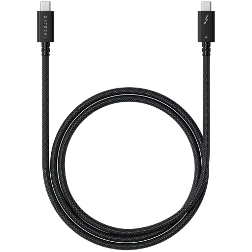 SATECHI Thunderbolt 4 Pro Cable , Қара, 1м