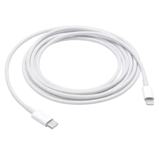 Apple Кабель USB-C на Lightning, Белый, 2м