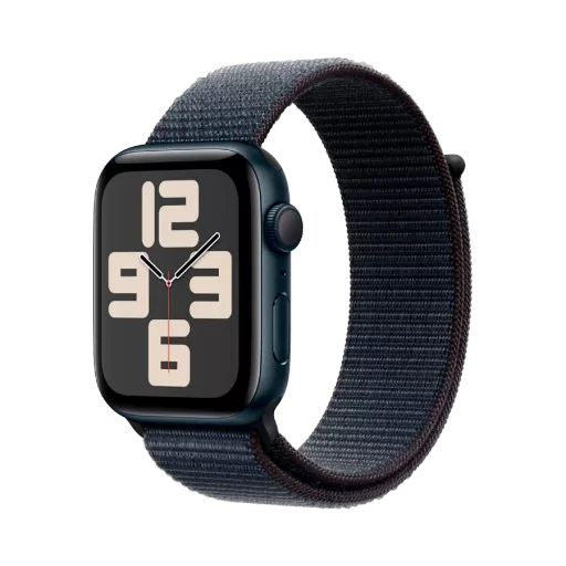Apple Watch SE GPS Gen.2 (2024)  Ink Sport Loop, 44мм, Тёмная ночь