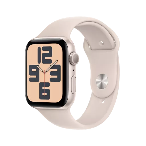 Apple Watch SE GPS Gen.2 (2023)  Starlight Sport Band, S/M, 44mm, Starlight