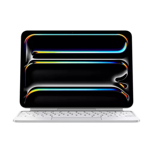 Чохол-клавіатура для планшета Apple Magic Keyboard for iPad Pro 11 inch (M4) - Ukrainian - White (MWR03UA/A)