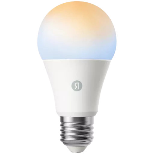 YANDEX  Умные LED лампы YNDX-00551 Светодиодная лампа, E27 shape, 9 Вт, AC 220 В, 806 люмен, Ra>80, 15000 ч
