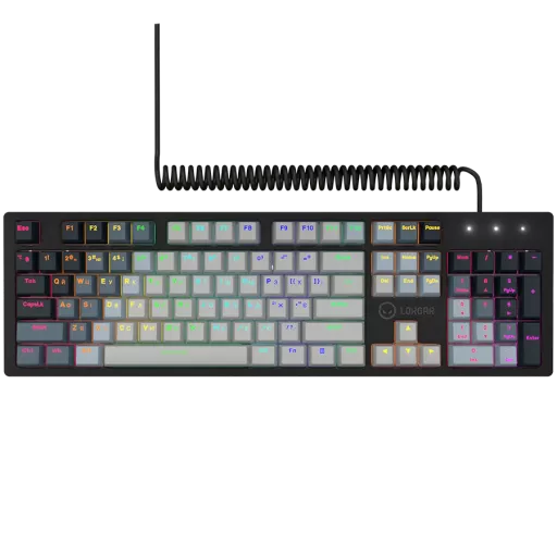 Игровая клавиатура проводная LORGAR Azar 514 RGB Wired White (LRG-GK514W-UA)
