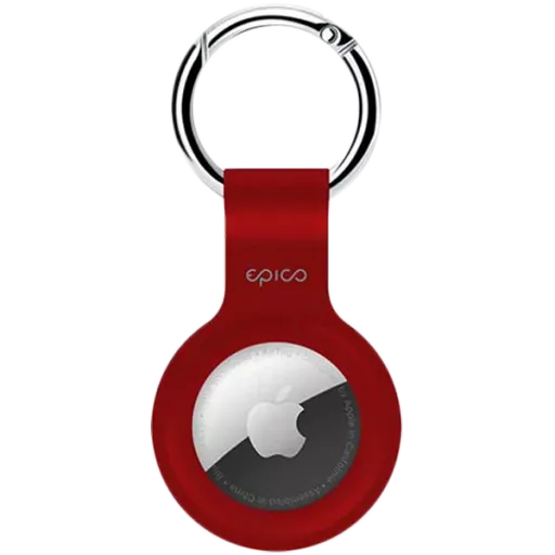 Брелок EPICO силиконовый для AirTag, Красный