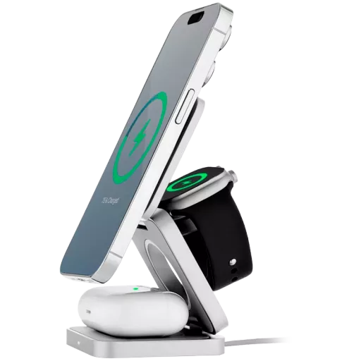 Wireless Charger UBEAR Balance 3in1, 25 W, Silver