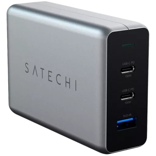 Power Adapter SATECHI 3*USB/USB-C USB 3.0 (Type A), 2*USB Type C, 100 W