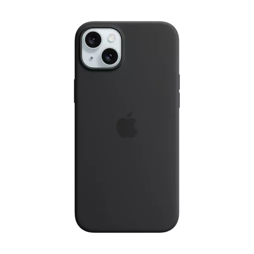 Apple Case Silicone Case with MagSafe Black for iPhone 15 Plus
