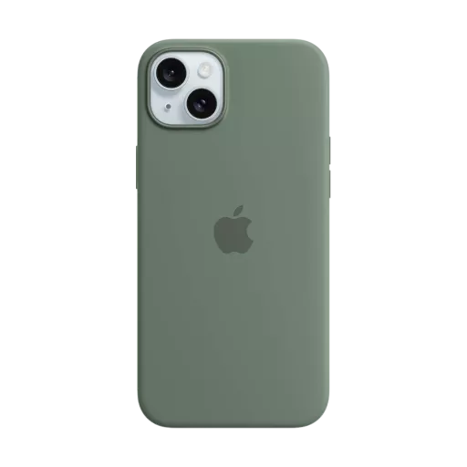 APPLE силиконовый чехол с MagSafe Cypress для iPhone 15 Plus