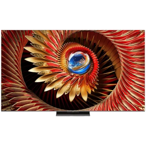 TCL Смарт ТВ, QLED, 75", Чёрный