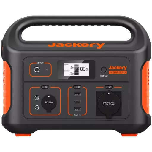 Портативная зарядная станция JACKERY EXPLORER 500 / 500 Вт / 518 Вт⋅ч / LiFePO4