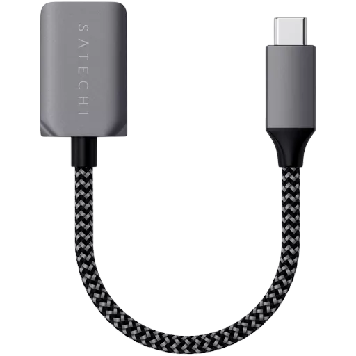 Адаптер SATECHI USB-C to USB 3.0 Cable Space Gray (ST-UCATCM)