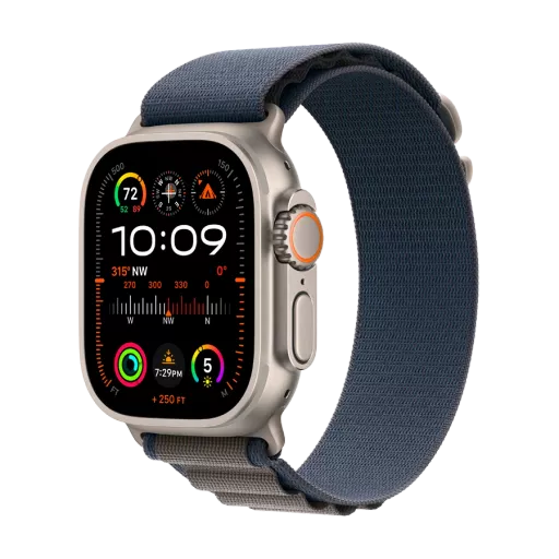 Apple Watch Ultra Series 2 GPS + Cellular Blue Alpine Loop, Small, 49mm, Natural