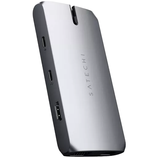 SATECHI  Многопортовый адаптер Type-C On-the-Go Multiport Adapter Space Gray