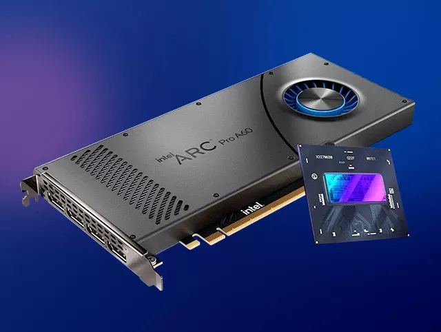 Intel представляет графические процессоры Intel Arc Pro A60 и Pro A60M