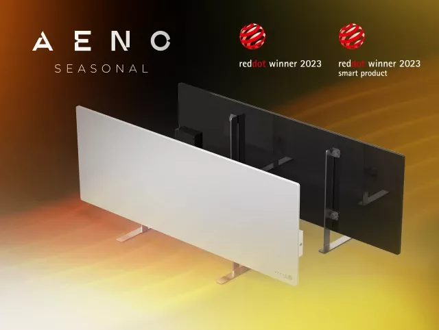 AENO Super Economical Premium Smart Heater, double Red Dot Award Winner, goes to the South African market this winter