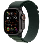 Apple Watch Ultra 2 2024, 49mm, Black Titanium, Dark Green Alpine Loop, Medium — Image №1