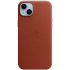 Чехол APPLE Leather Case с MagSafe Umber для iPhone 14 Plus — Изображение №1