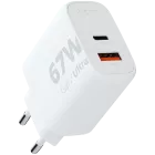 Адаптер питания X-STORM USB/USB-C, 67 Вт, Белый — image №1